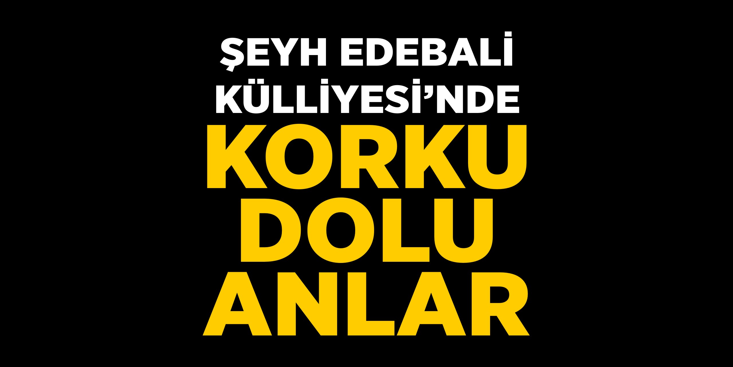 Şeyh Edebali Külliyesi'nde korku dolu anlar!