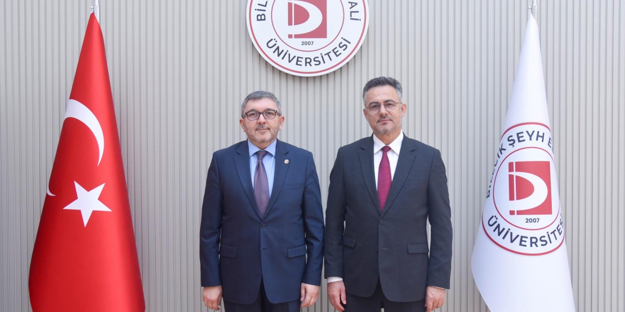 BTÜ Rektörü Çağlar'dan Rektör Kaplancıklı'ya Ziyaret