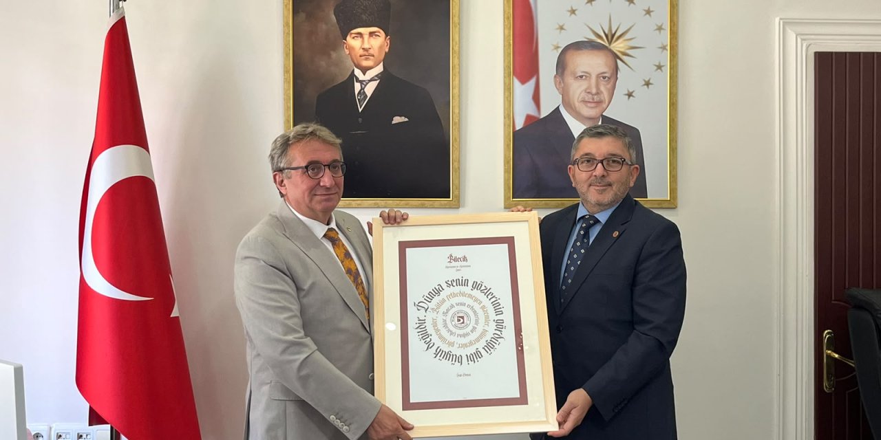 Rektör Kaplancıklı'dan Kaymakam Helvacı'ya Ziyaret