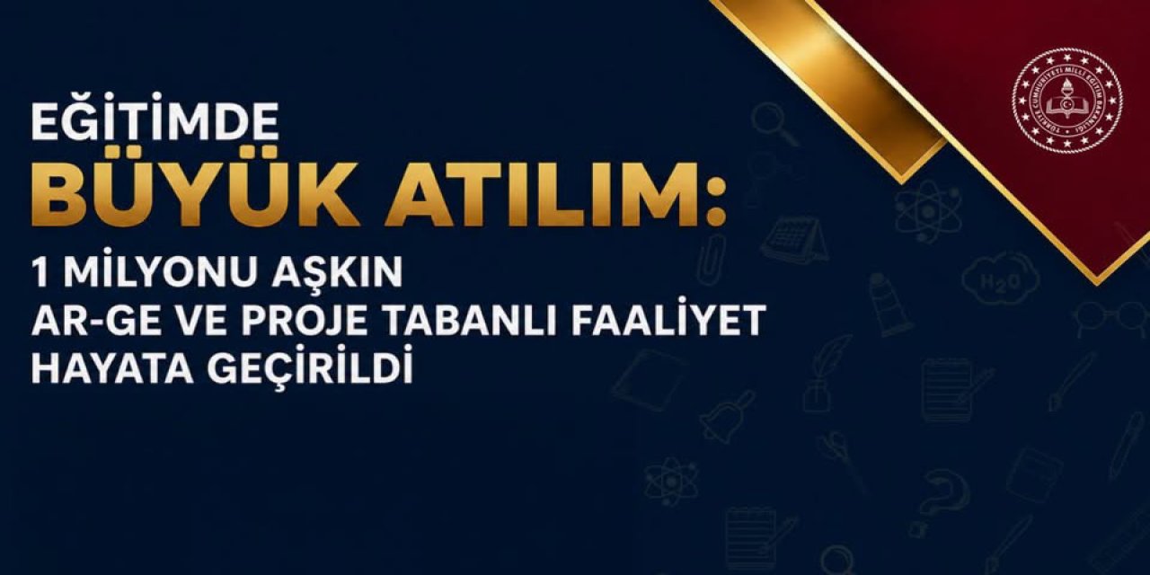 Eğitimde 1️ Milyonu Aşkın Proje Hayata Geçirildi