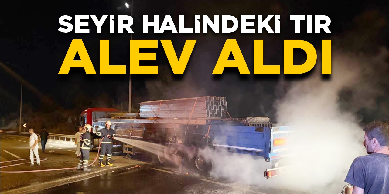 Bilecik’te Seyir Halindeki TIR Alev Aldı! Yangının Nedeni Belli Oldu