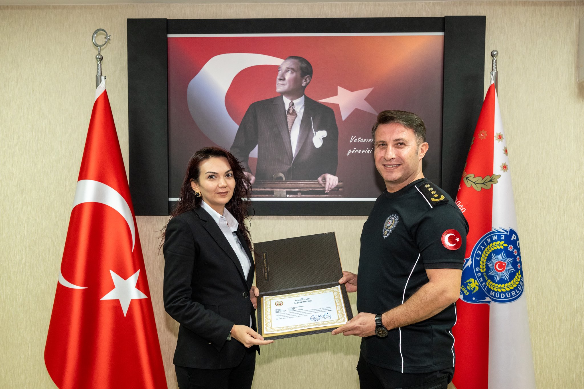Başarı belgeleri takdim edildi