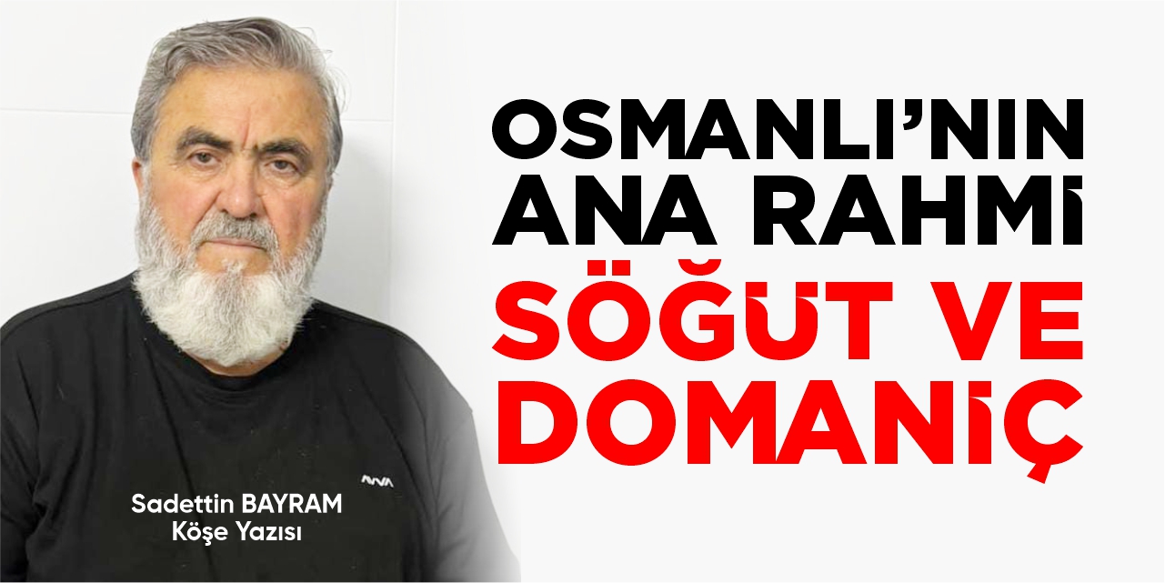 Osmanlı’nın ana rahmi Söğüt ve Domaniç