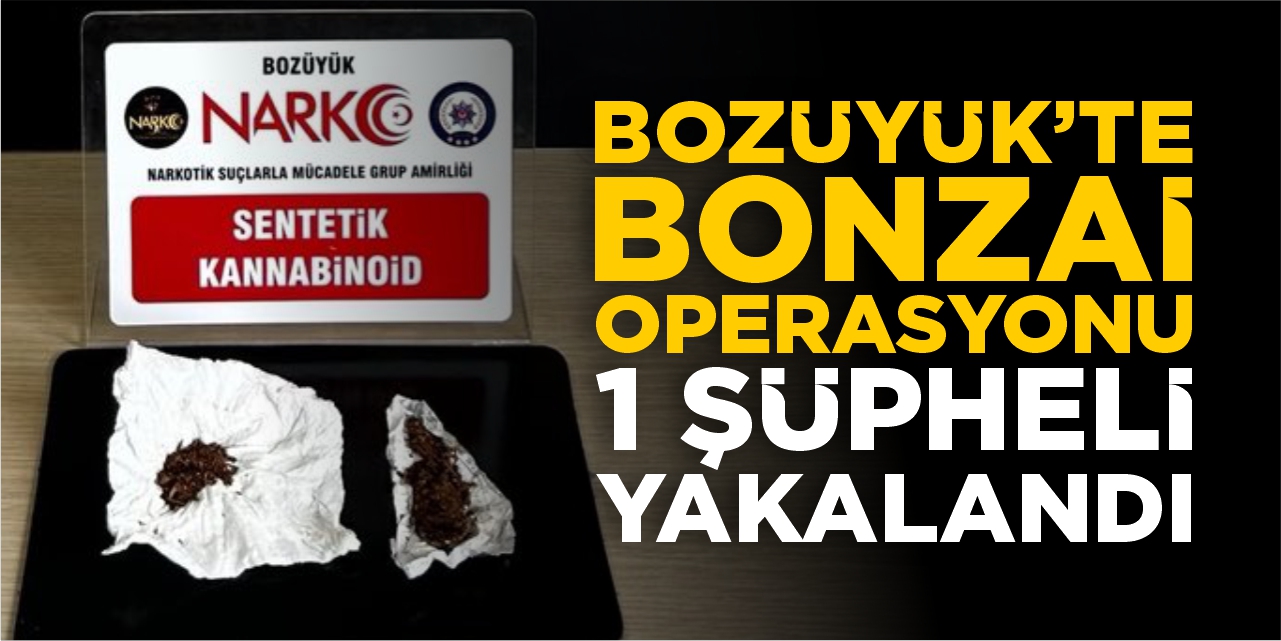 Bozüyük’te bonzai ele geçirildi