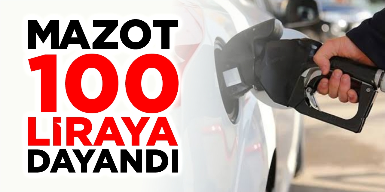 Mazot 100 liraya dayandı!