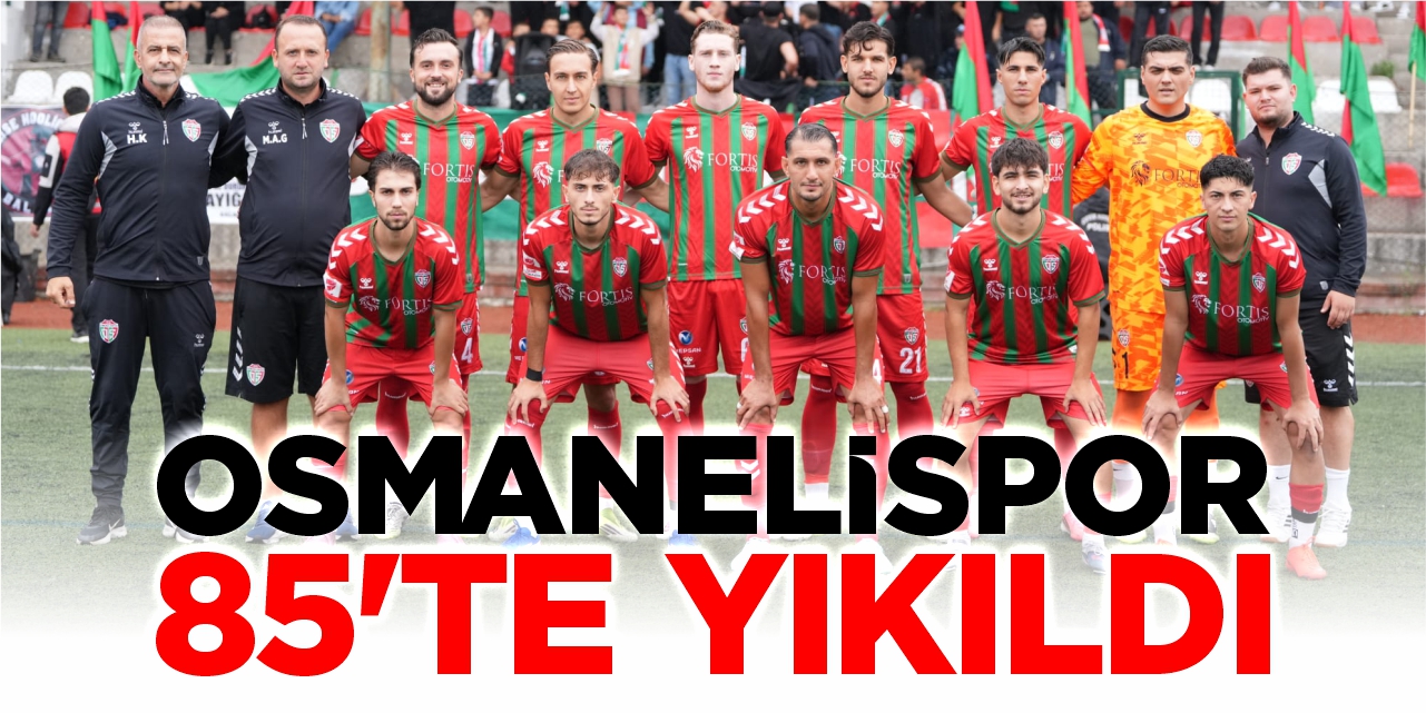 Osmanelispor 85'te yıkıldı