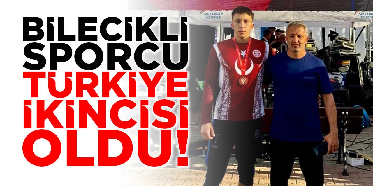 Bilecikli Sporcu Türkiye İkincisi Oldu!
