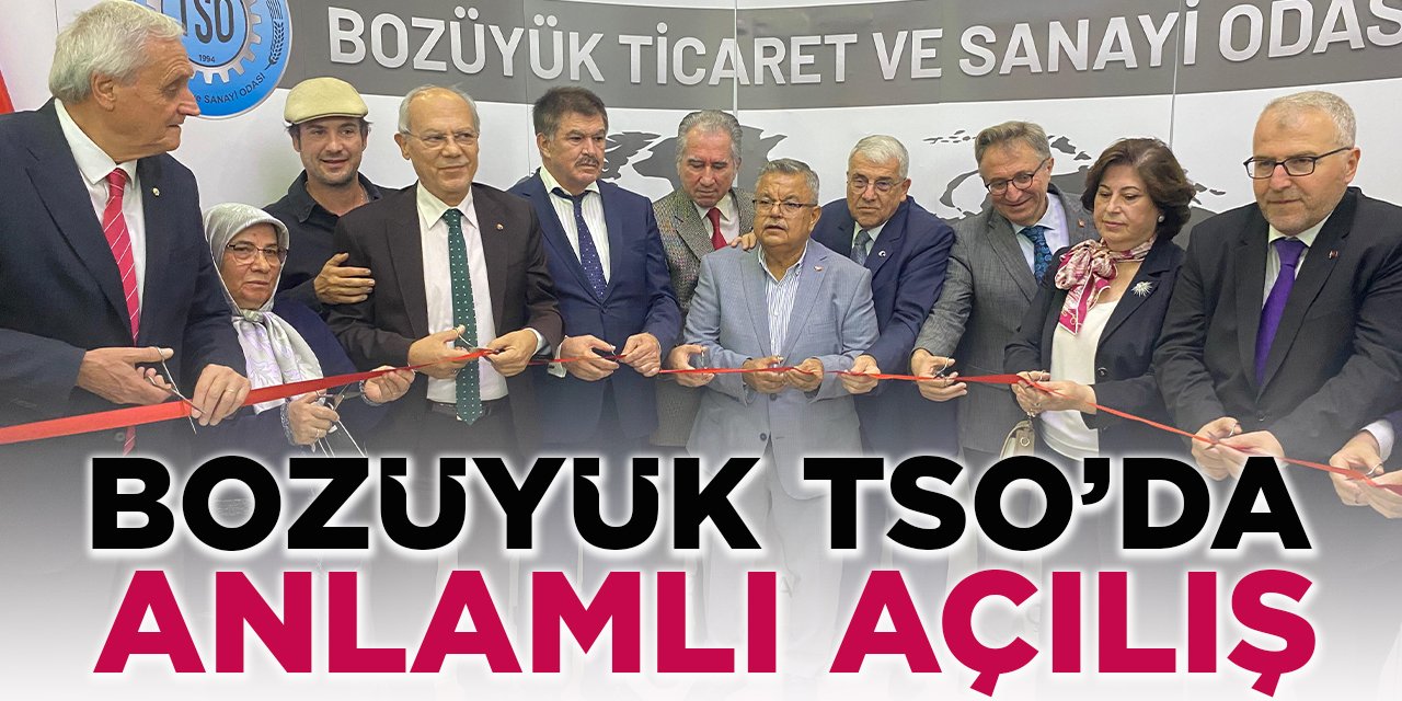 Bozüyük TSO'da Anlamlı Açılış