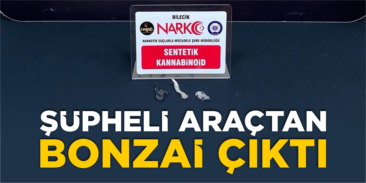 Şüpheli araçtan bonzai çıktı!