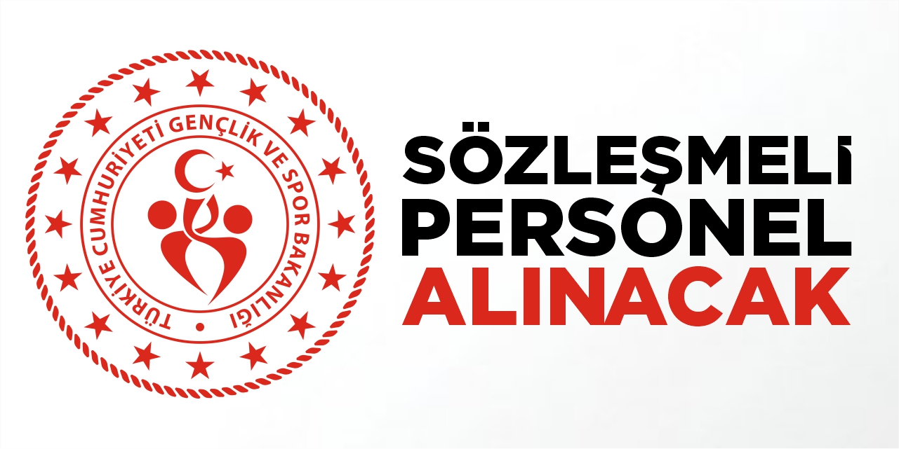 Gençlik ve Spor Bakanlığı  Sözleşmeli Bilişim Personeli alacak