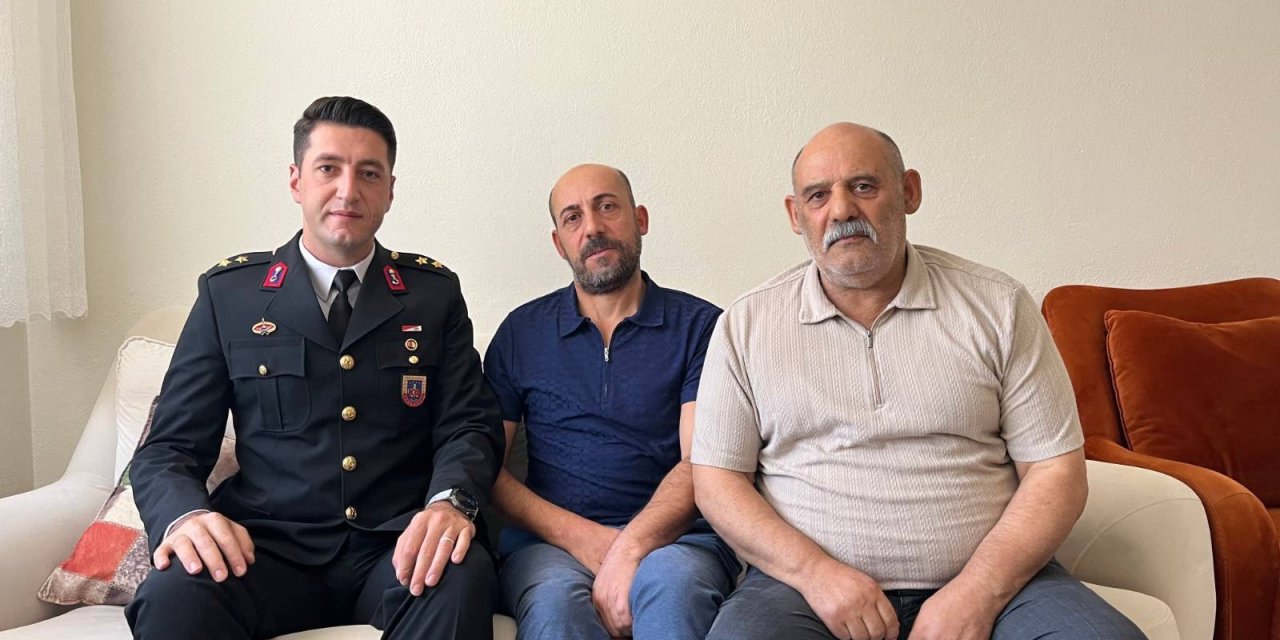 Jandarmadan Gazilere Anlamlı Ziyaret