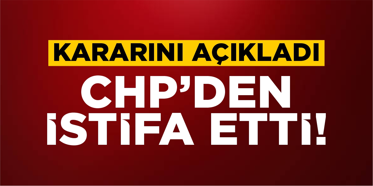 Mansur Yavaş CHP'den istifa etti