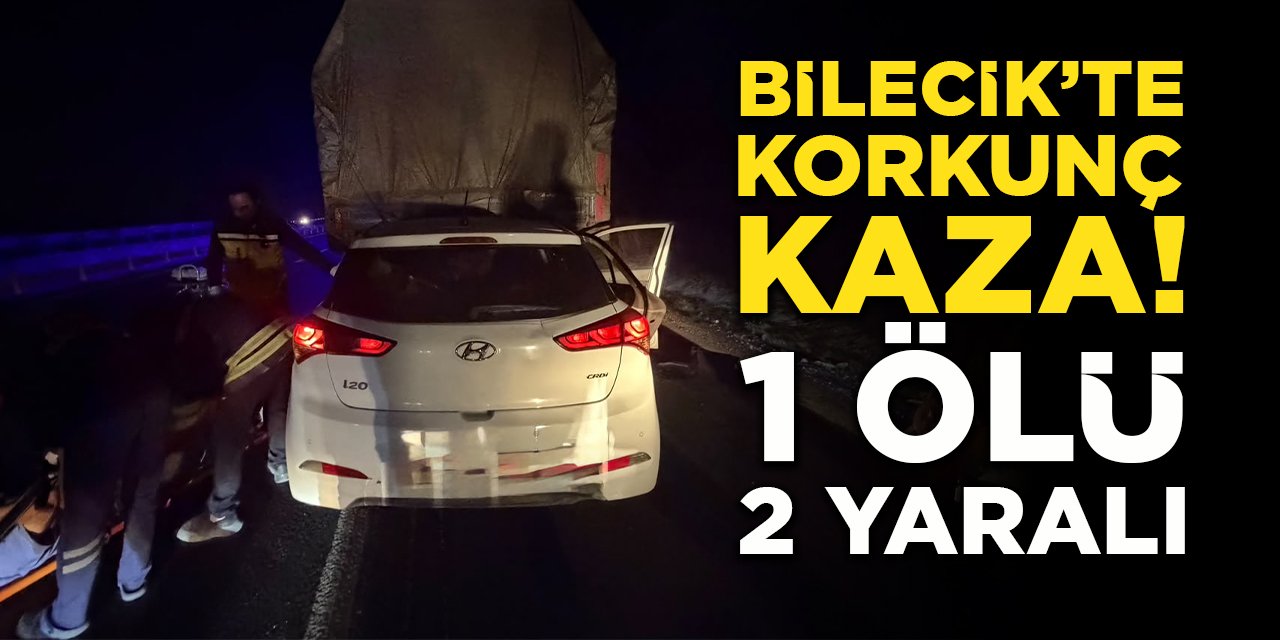 Bilecik'te Korkunç Kaza: 1 Ölü 2 Yaralı