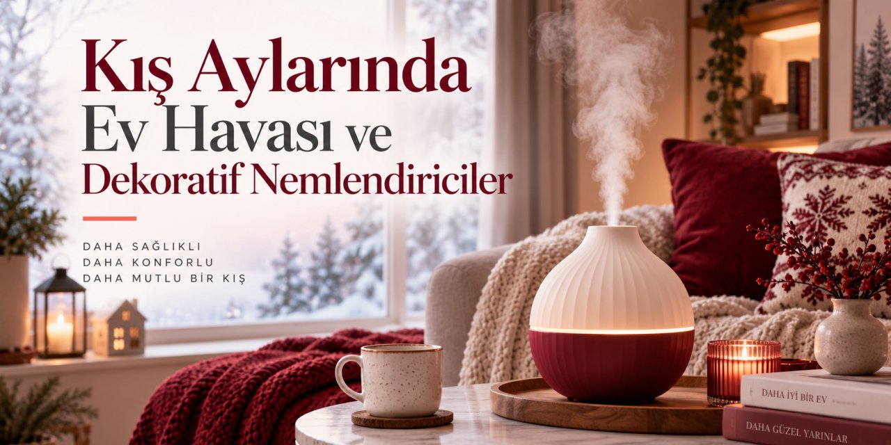 Kış Aylarında Ev Havası ve Dekoratif Nemlendiriciler