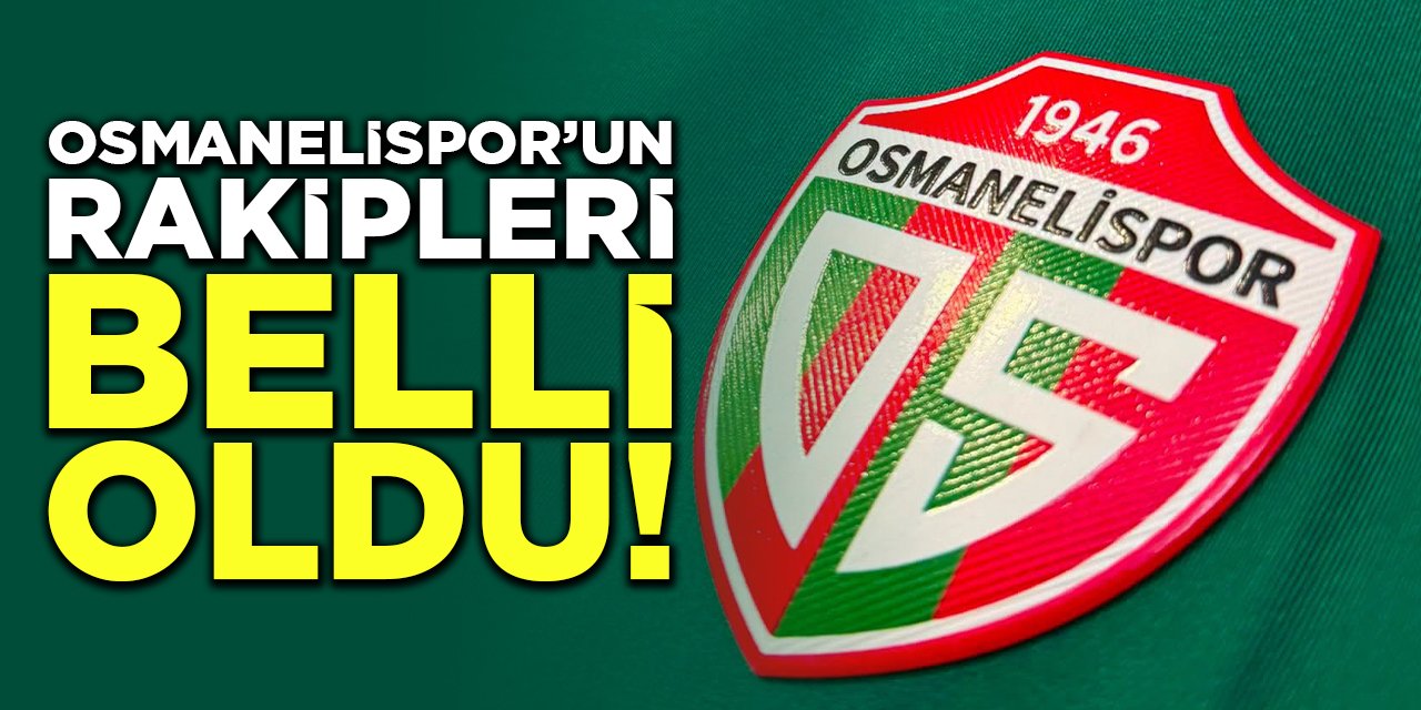 Osmanelispor'un Rakipleri Belli Oldu!