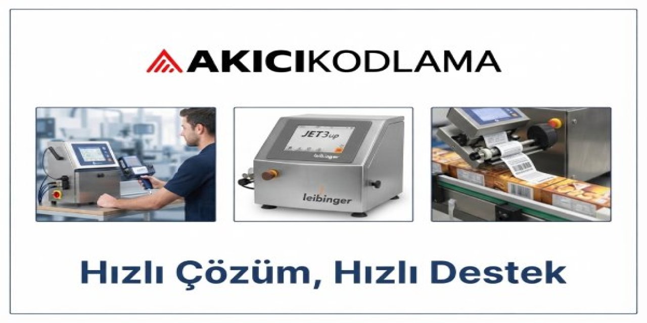 Akıcı Kodlama ile Inkjet Kodlama Makinelerinde Özel Teknik Servis ve Sarf Malzeme Desteği