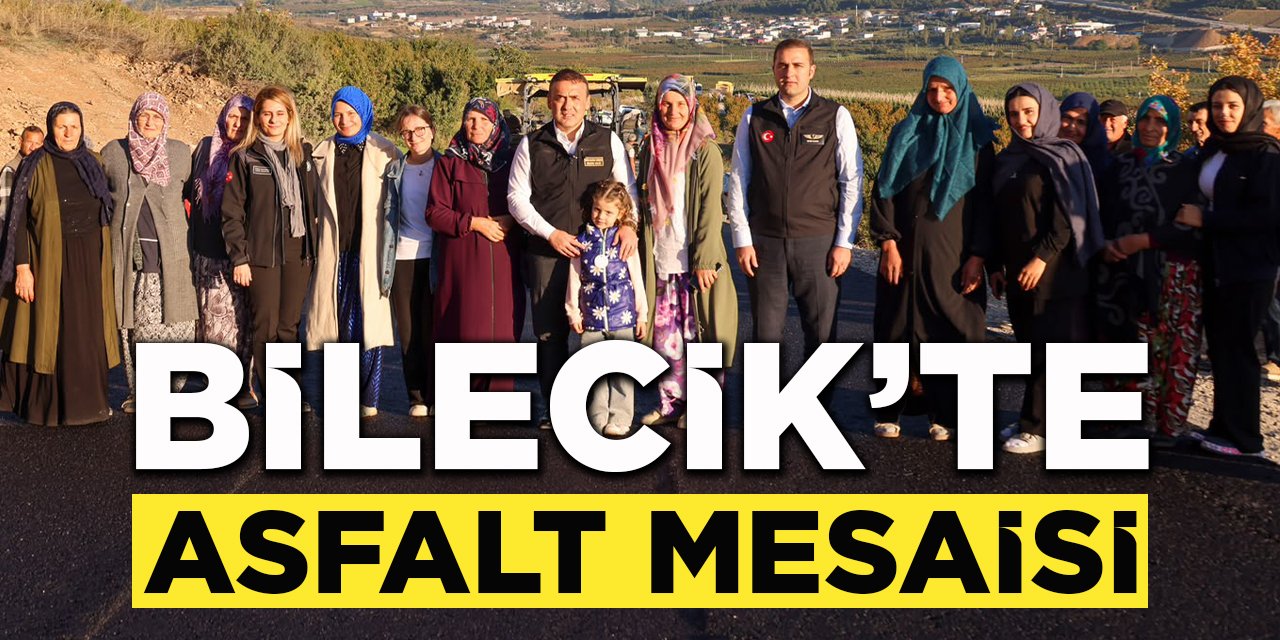 Bilecik'te Asfalt Mesaisi