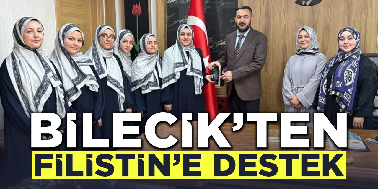 Bilecik'ten Filistin'e Destek