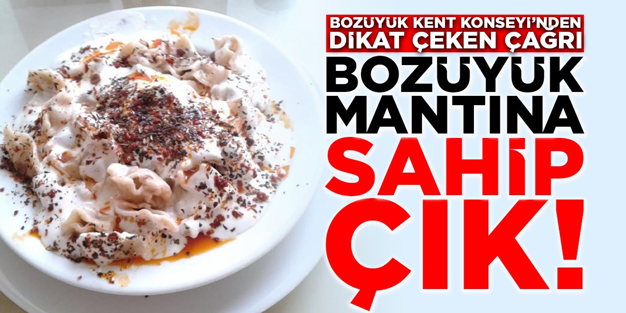 Bozüyük Kent Konseyi'nden dikkat çeken çağrı: "Bozüyük mantına sahip çık!"