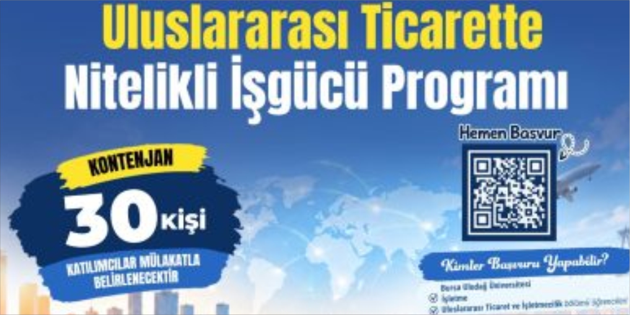 Uluslararası Ticarette Nitelikli İşgücü Programı Başvuruları Başladı