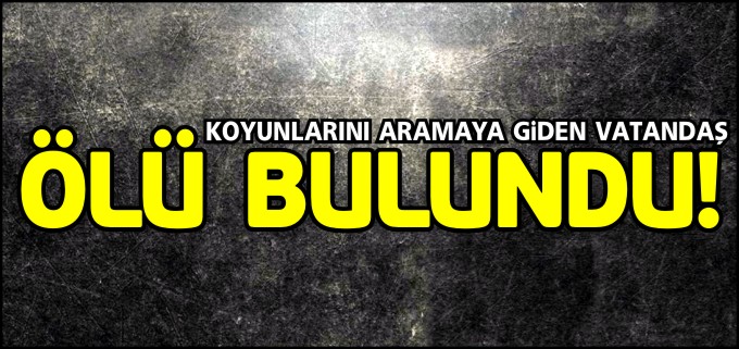 ÖLÜ BULUNDU