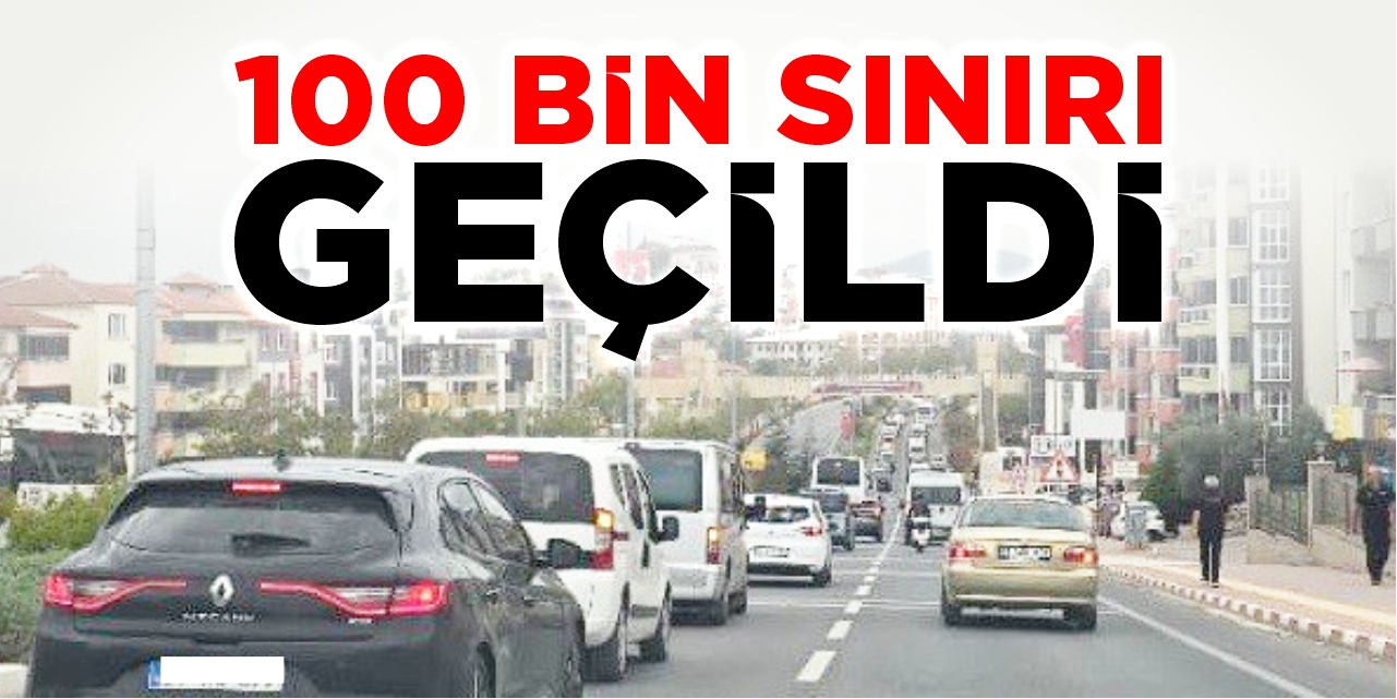Bilecik’te araç sayısı 100 bini aştı