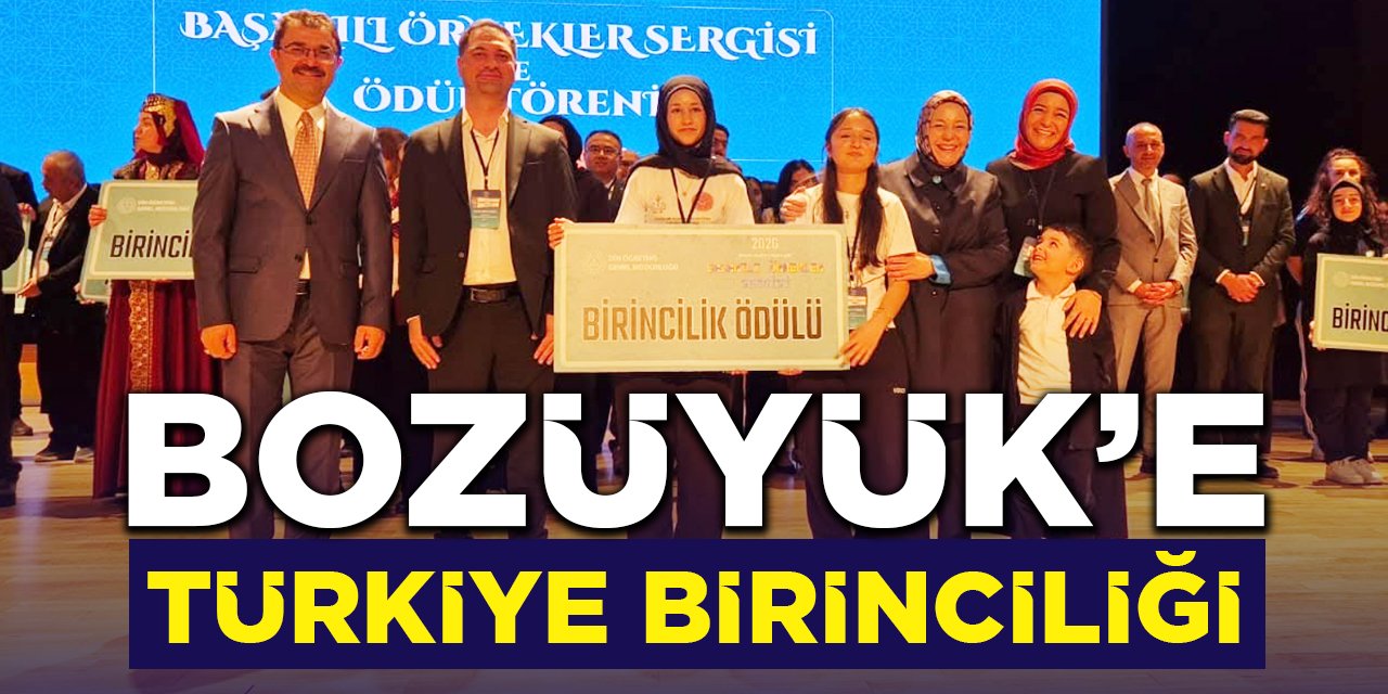 Bozüyük'e Türkiye Birinciliği!