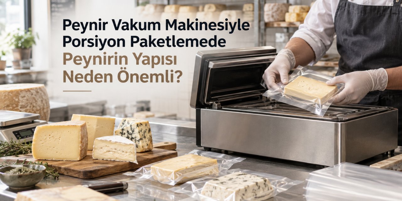 Peynir Vakum Makinesiyle Porsiyon Paketlemede Peynirin Yapısı Neden Önemli?