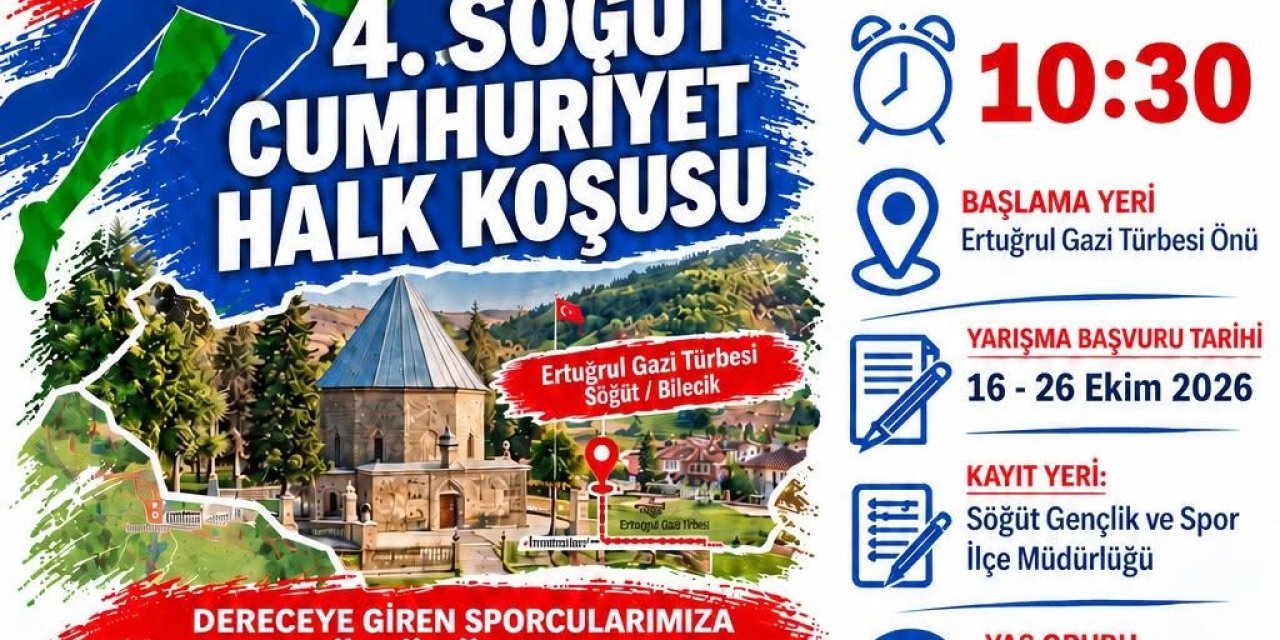 Söğüt'te Cumhuriyet Koşusu Yapılacak