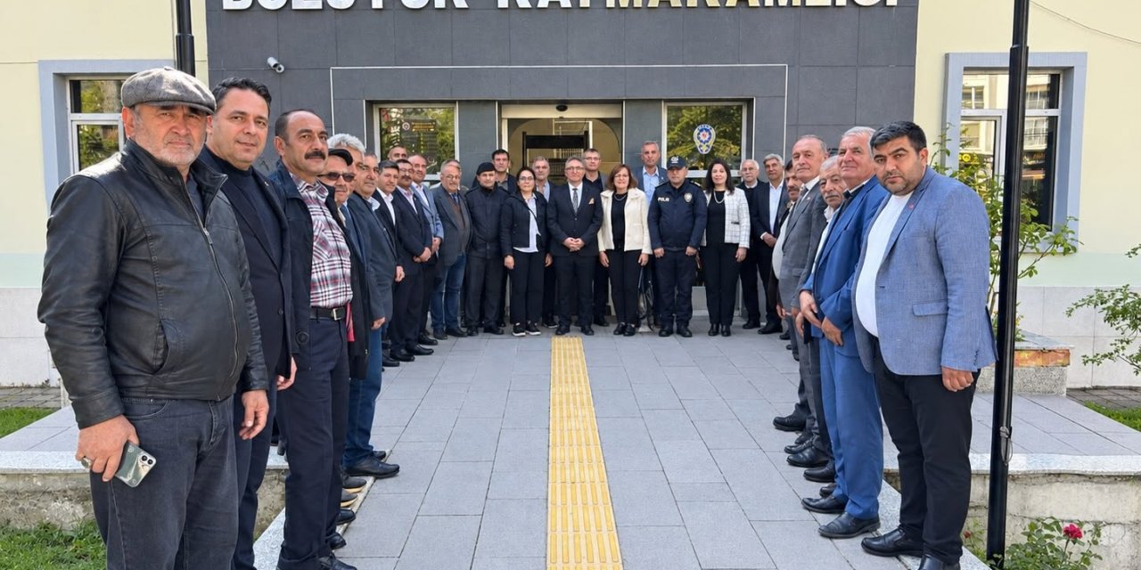 Muhtarlardan Kaymakam Helvacı'ya Ziyaret