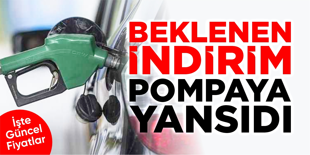 Benzine indirim pompaya yansıdı!
