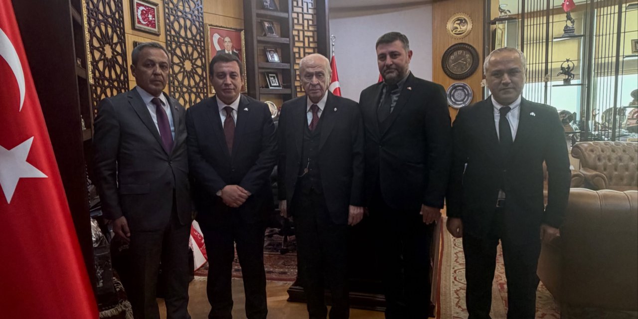 MHP Heyetinden Bahçeli'ye Ziyaret