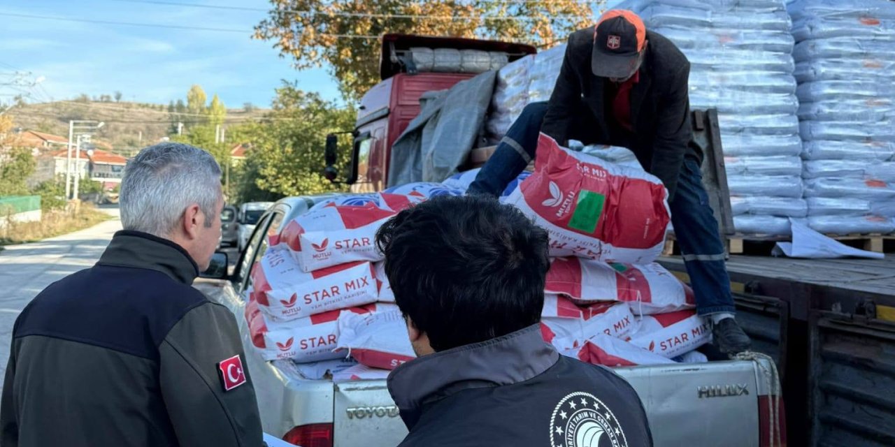 Söğüt'te Çiftçilere Tohum Desteği