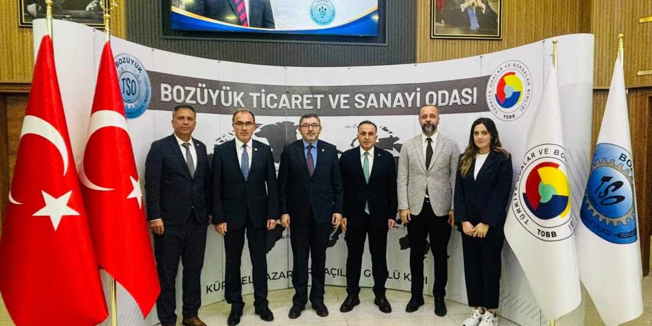 Rektör Kaplancıklı'dan Bozüyük TSO'ya Ziyaret