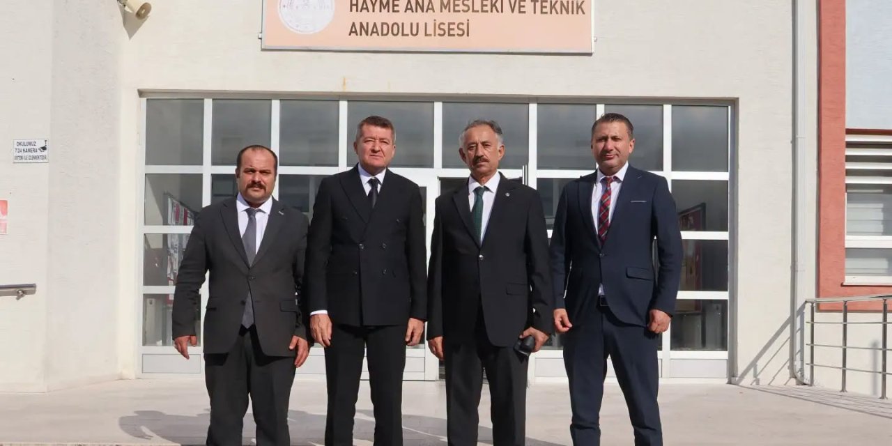 Başkan Faideci'den Mesleki ve Teknik Eğitim Kurumlarına Ziyaret