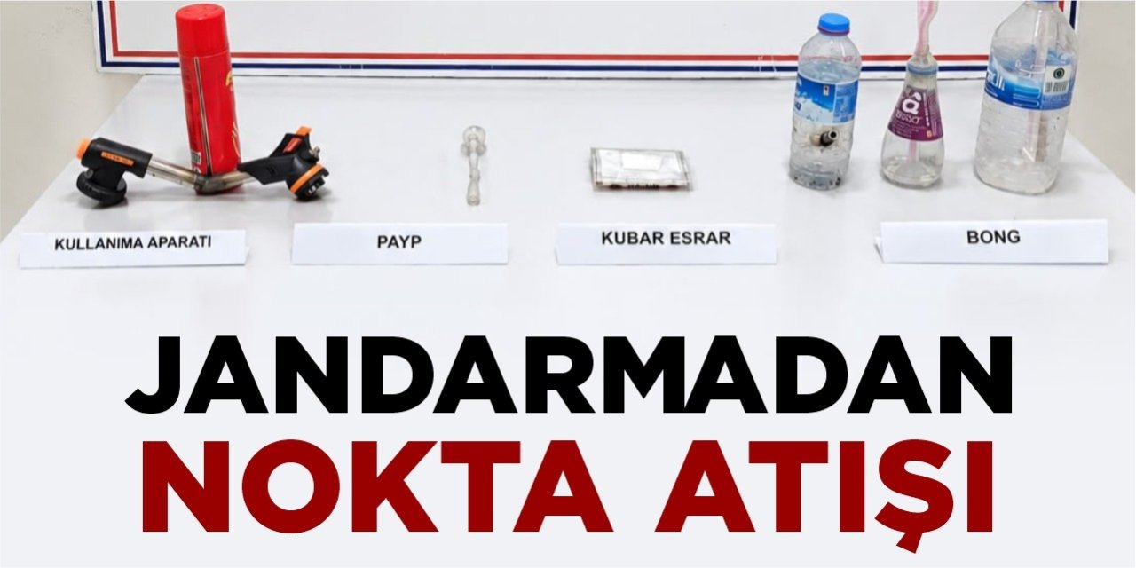 Jandarmadan nokta atışı operasyon!