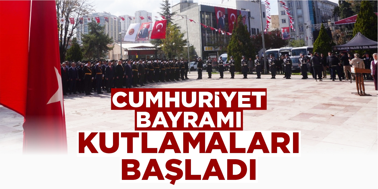 Cumhuriyet Bayramı kutlamaları başladı