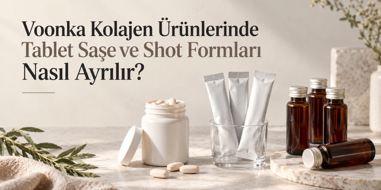 Voonka Kolajen Ürünlerinde Tablet Saşe ve Shot Formları Nasıl Ayrılır?