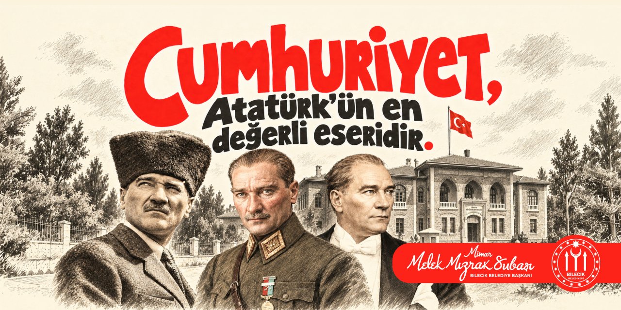 BİLECİK BELEDİYE BAŞKANLIĞI - 29 Ekim Cumhuriyet Bayramı Kutlama İlanı