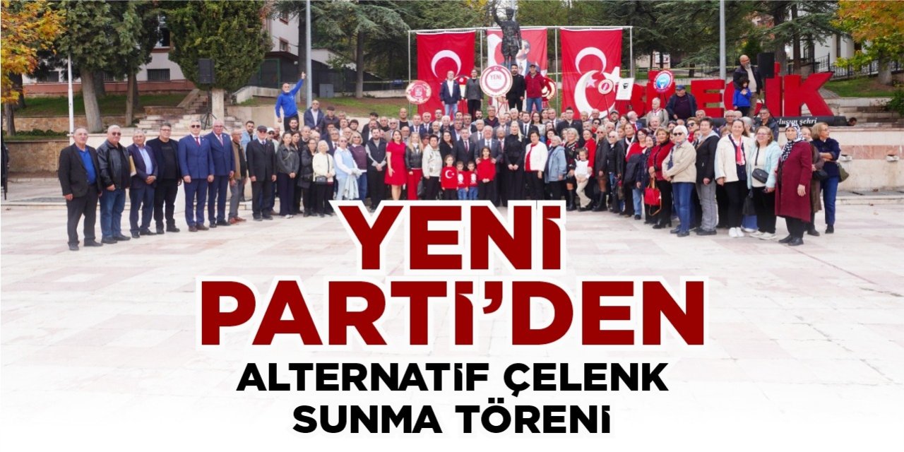 Yeni Parti’den alternatif çelenk töreni