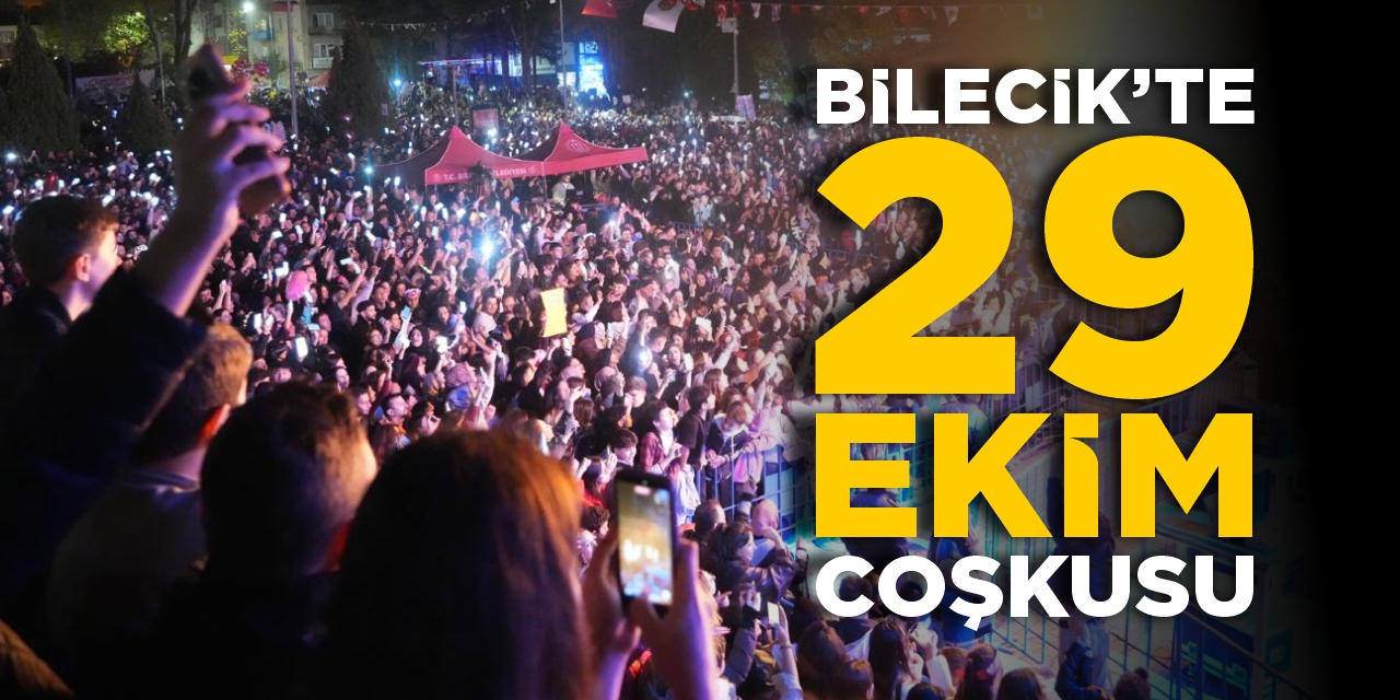 Bilecik'te Cumhuriyet Bayramı coşkusu