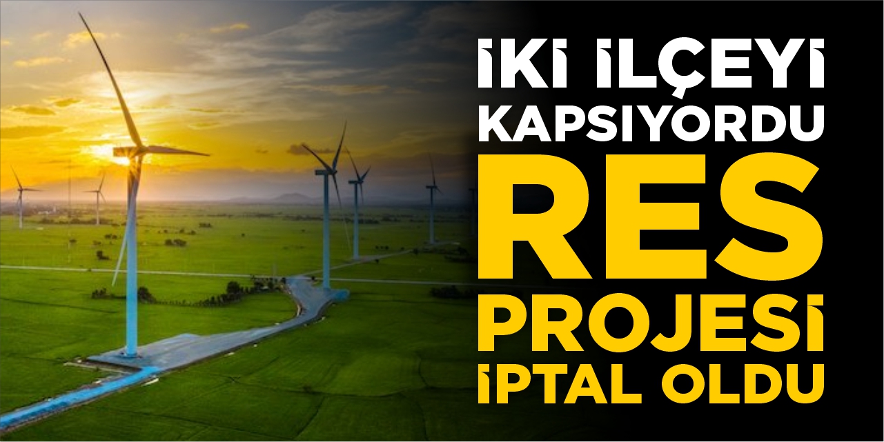 Depolamalı RES projesi iptal oldu!