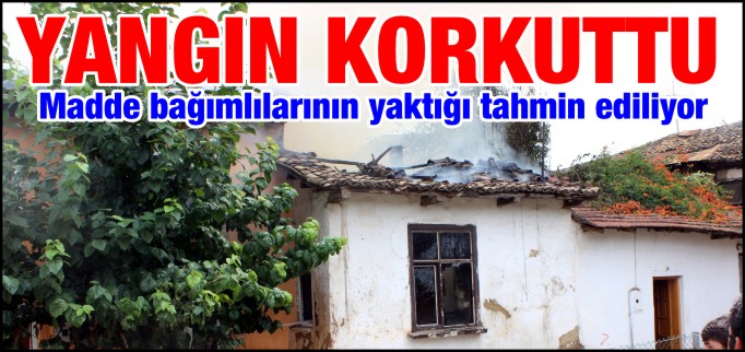 METRUK BİNADA ÇIKAN YANGIN KORKUTTU