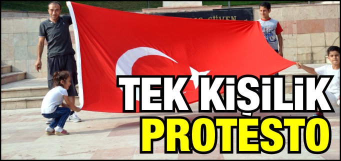 TEK KİŞİLİK TERÖRÜ PROTESTO EYLEMİ