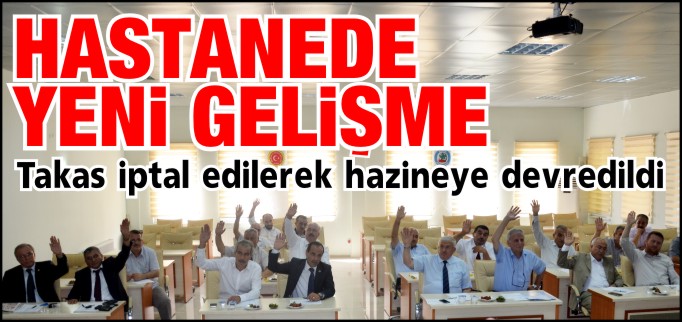 HASTANEDE YENİ GELİŞME