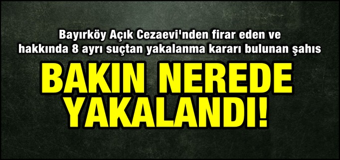 BU SEFER POLİSTEN KAÇAMADI