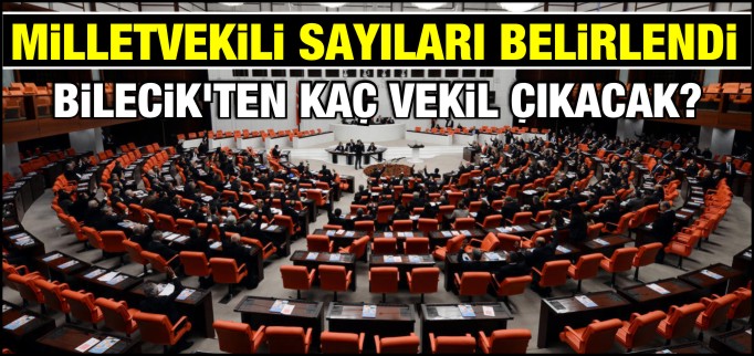 MİLLETVEKİLİ SAYILARI AÇIKLANDI