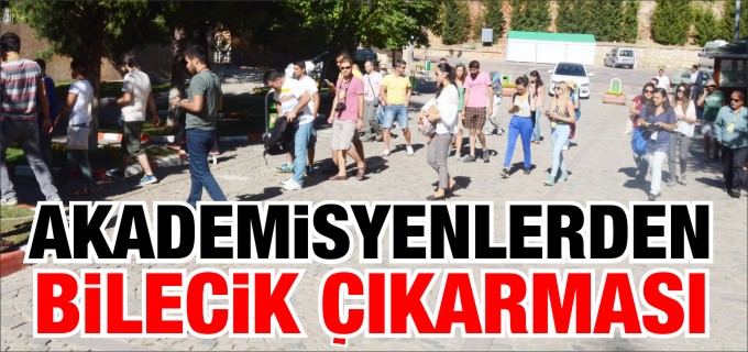 AKADEMİSYENLERDEN BİLECİK ÇIKARMASI