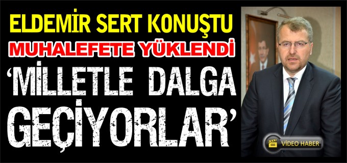 "MİLLETLE DALGA GEÇİYORLAR"
