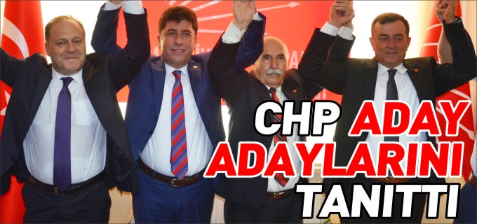 CHP ADAY ADAYLARINI TANITTI